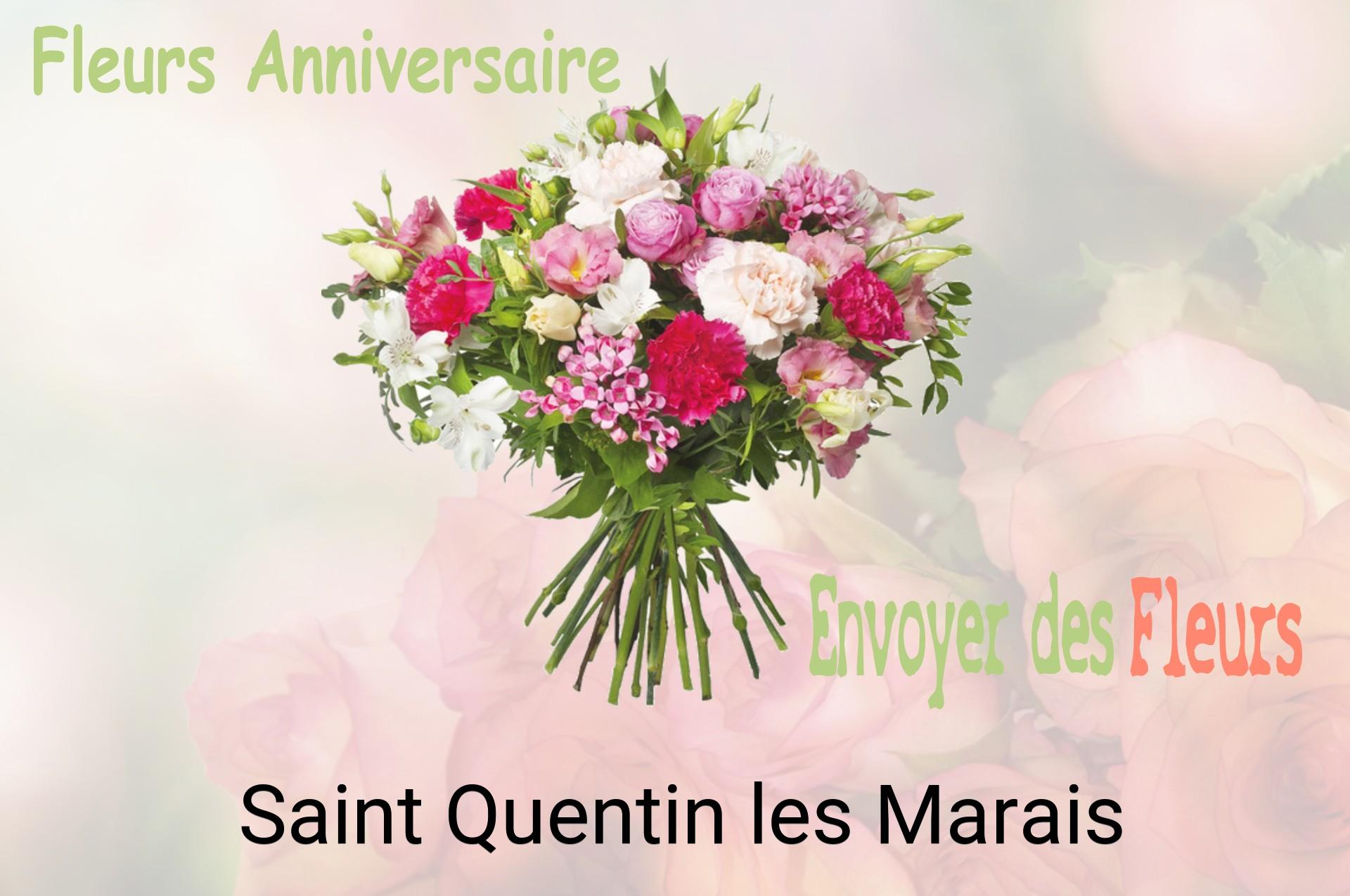 Bouquet de fleurs d’anniversaire livré à Saint-Quentin-les-Marais