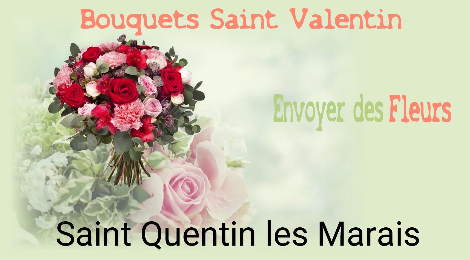 Roses de Saint-Valentin livrées à Saint-Quentin-les-Marais